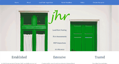 Desktop Screenshot of jhrenvironmentaltesting.com